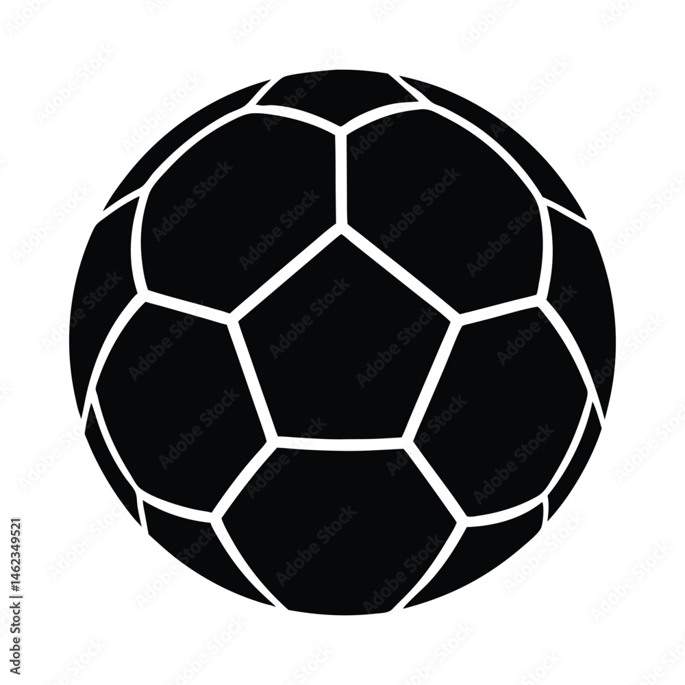 Fototapeta premium Football Vector Illustration Graphic Art Soccer Ball Design Sports Vector Graphics