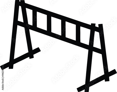 Hurdles vector illustration design 