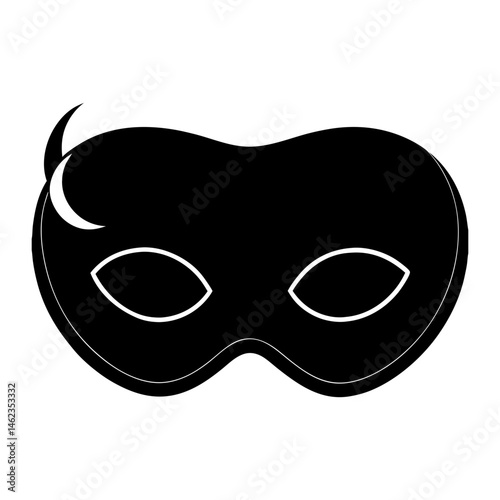 Sleep Mask silhouette vector