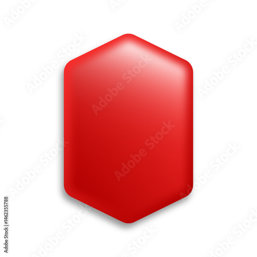 Red Shields and Badges in Various Shapes for Premium Recognition