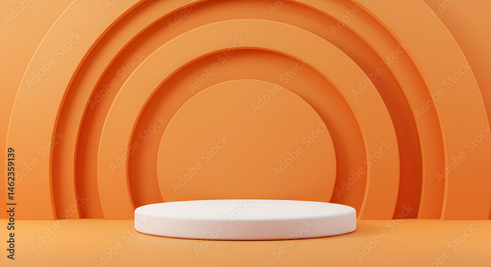 Obraz premium Modern Circular Stage or Platform