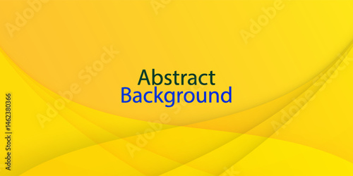 Yellow color background abstract art vector illustration