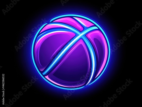 Neon basketball