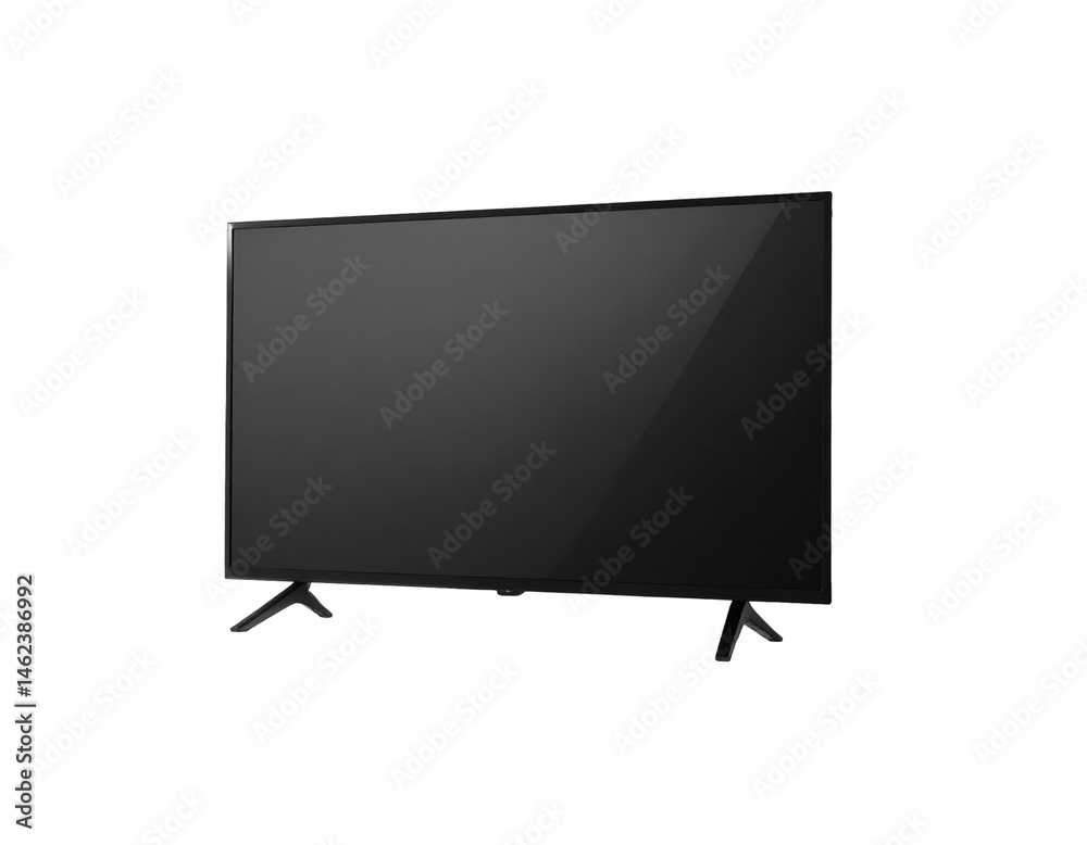 Naklejka premium TV Isolated on a White Background