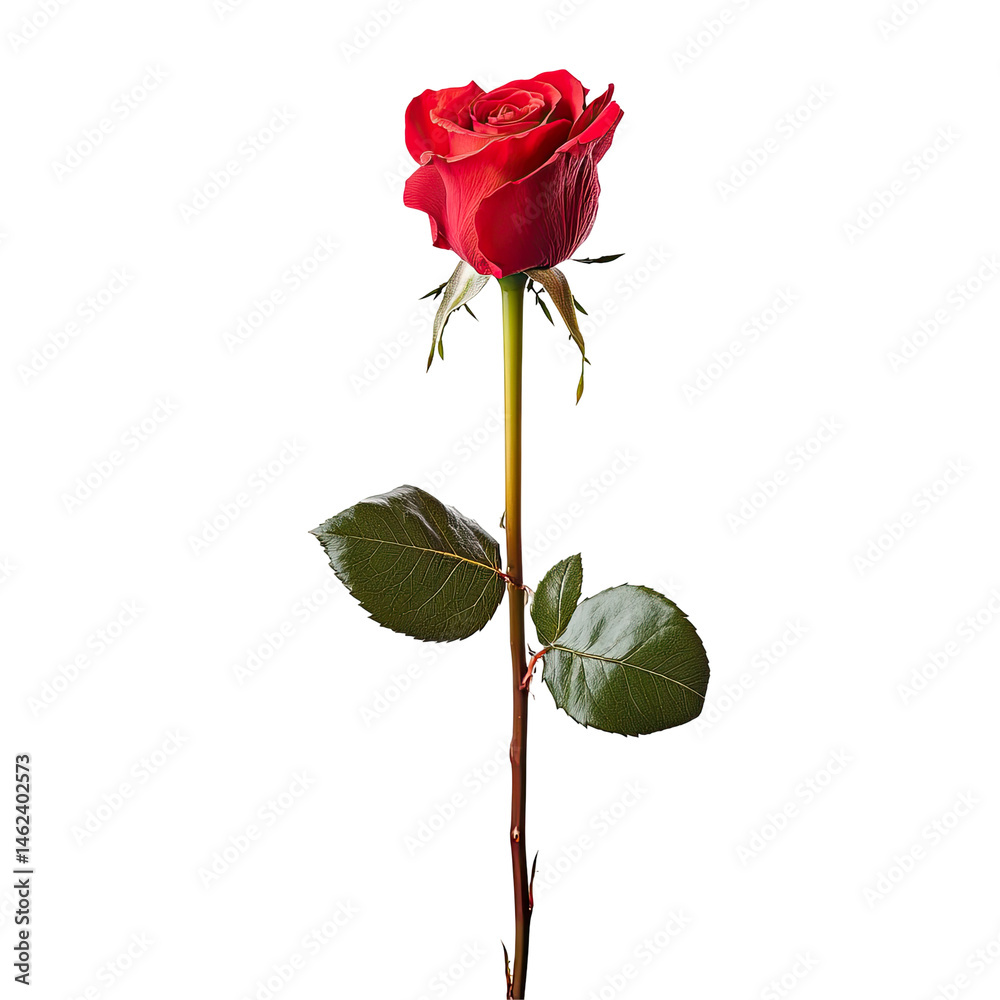 Fototapeta premium Single Red Rose