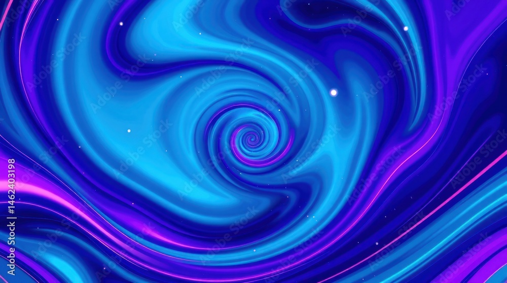 Fototapeta premium Vibrant swirling abstract art with swirling colors and specks of light
