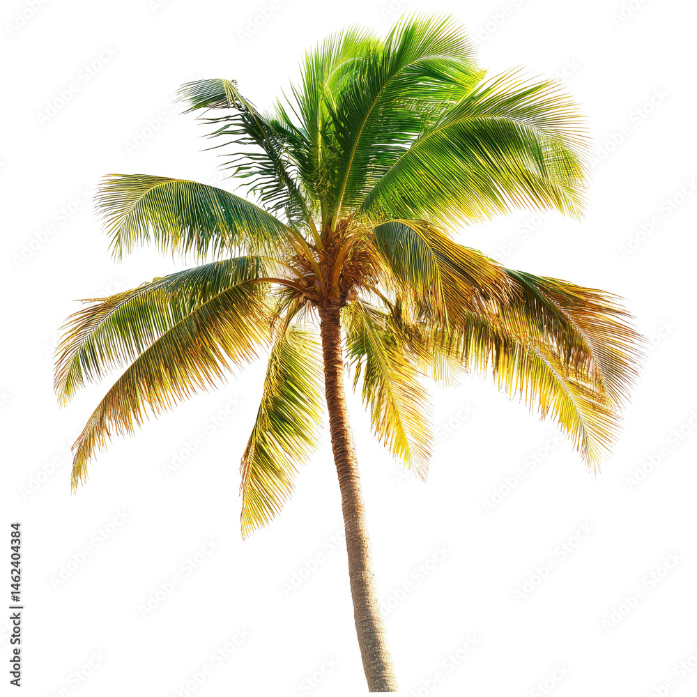 Obraz premium Vibrant tropical palm tree