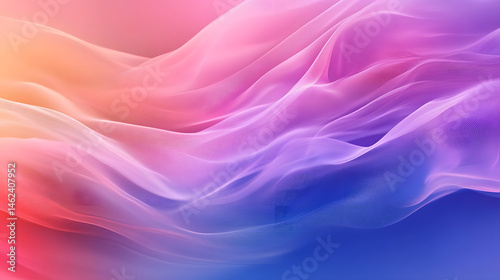 A minimalist PC background with soft gradients of pastel pink and blue, creating a calm and peaceful atmosphere.
