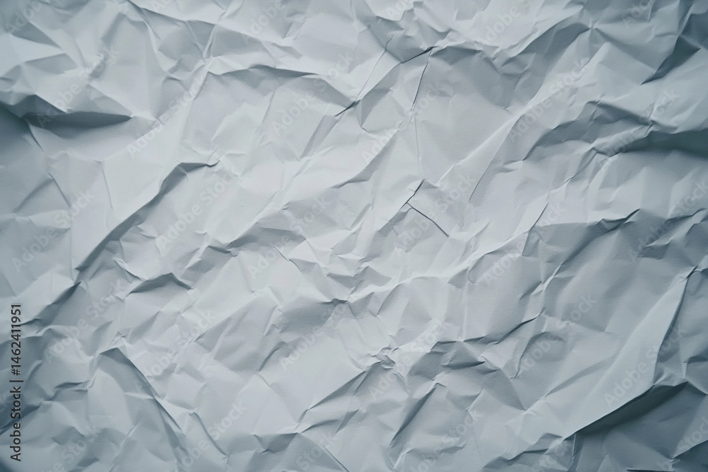 Fototapeta premium Crumpled paper texture creating a unique edgy backdrop for creative designs and artistic projects