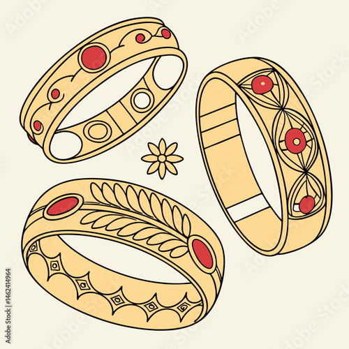 A set of bangles