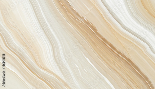 Luxurious ivory sandstone marble texture with flowing patterns and soft hues, creating elegant and sophisticated appearance for interior design and decor