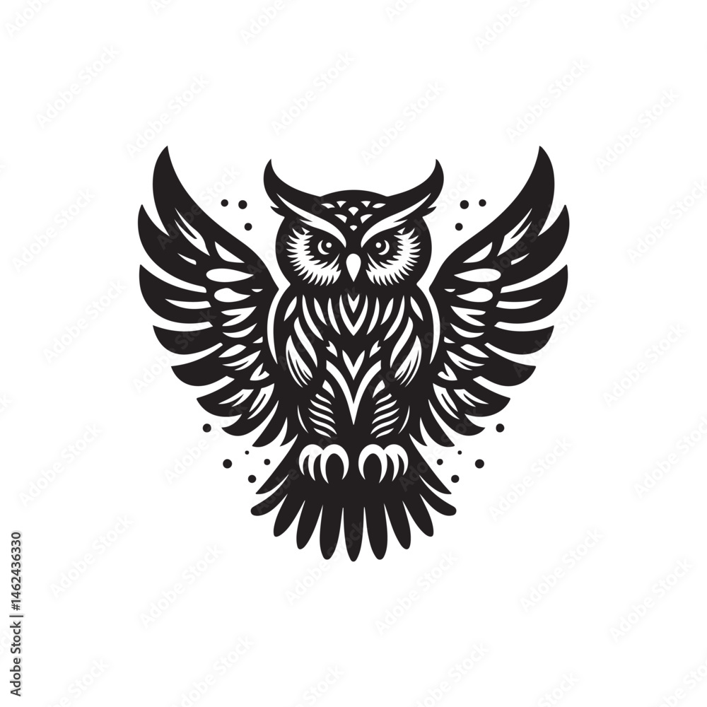 Obraz premium Owl Vector (4).eps
