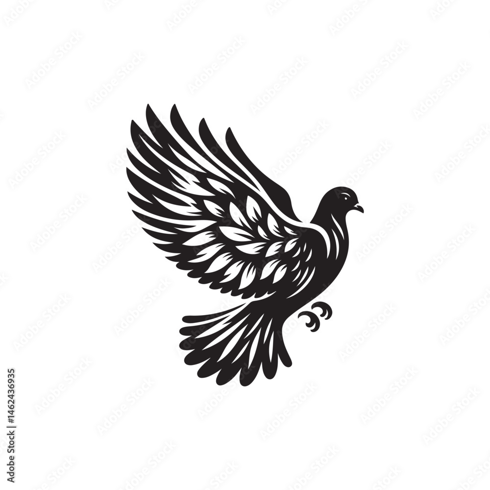 Fototapeta premium Pigeon Vector (2).eps