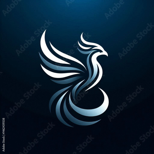 generate AI vector logo phoniex
