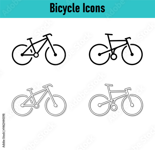 Bicycle icons vector illustration design
