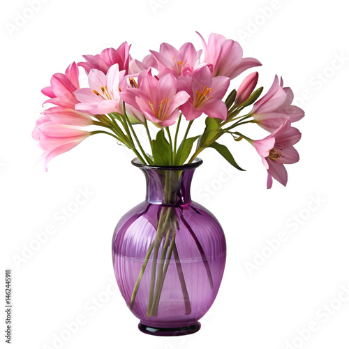 pink flowers in vase