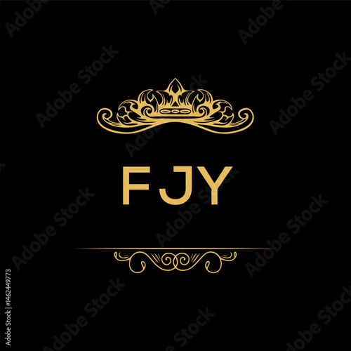 FIG  letter logo creative design with vector graphic,