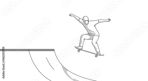 Simple Skatepark Ramp Design with Two Curves