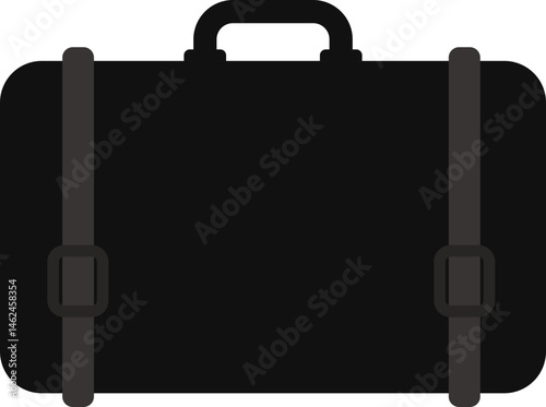black leather briefcase