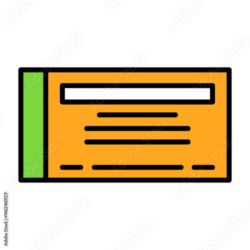 Checkbook Vector Icon