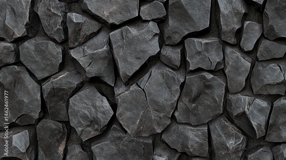 Fototapeta premium Dark stone wall texture background
