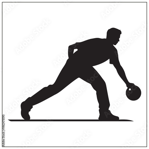 Bowling Ball Shadow, Pin, Game