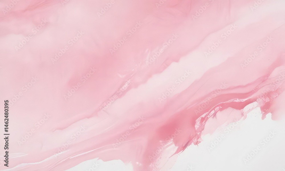 Pastel pink watercolor wash with subtle white highlights, pretty, rose, canvas