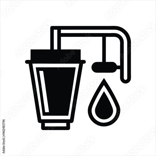 Water Filtration Icon Vector Illustration Design
