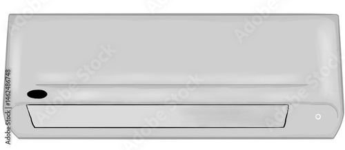 air conditioner on white background