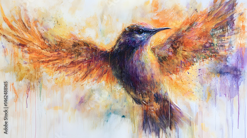 A peaceful individual painting with soft, gentle brushstrokes to express gratitude and healing in an art therapy environment.