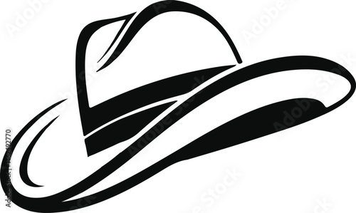 Western Hat Logo Design , Cow boy logo, WesternLife, Cowboy lIfe