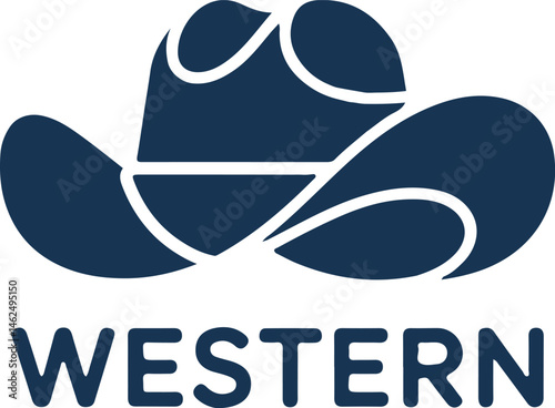 Western Hat Logo Design , Cow boy logo, WesternLife, Cowboy lIfe