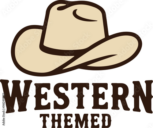 Western Hat Logo Design , Cow boy logo, WesternLife, Cowboy lIfe
