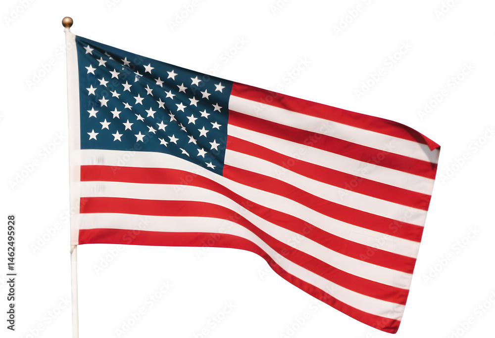 Obraz premium American Flag PNG Clipart