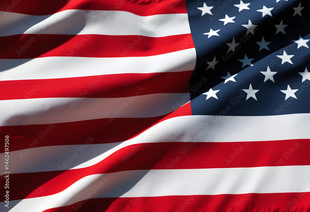 Fototapeta premium American Flag PNG Clipart
