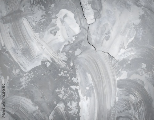 Cracked Concrete Wall Background Texture