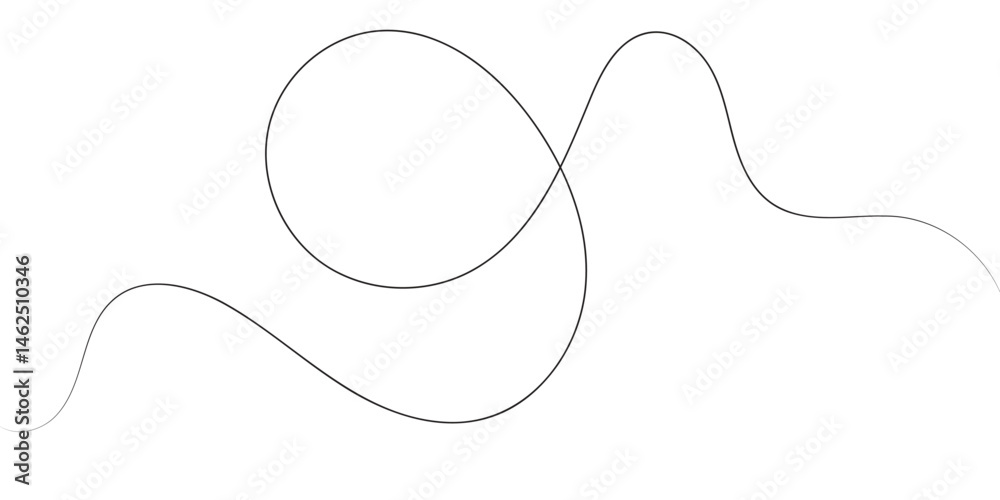 Fototapeta premium A captivating image featuring a series of interconnected, flowing lines creating organic curves and shapes.