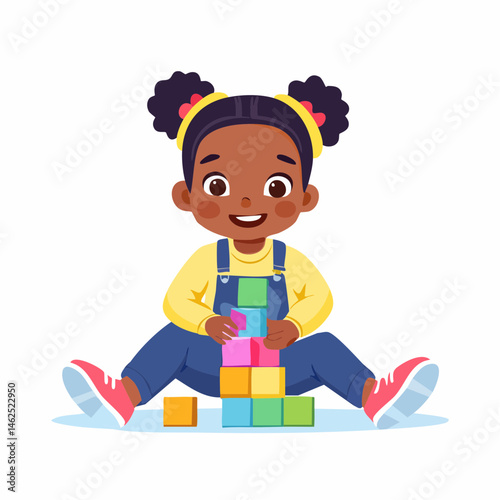 Schoolboy and girl Playing  in the Playground: A Vector Illustration of Childhood Fun editable art design 