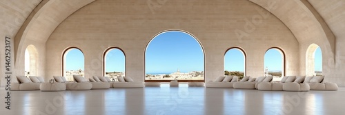 Spacious, Light-Filled Relaxation Area with Panoramic Views