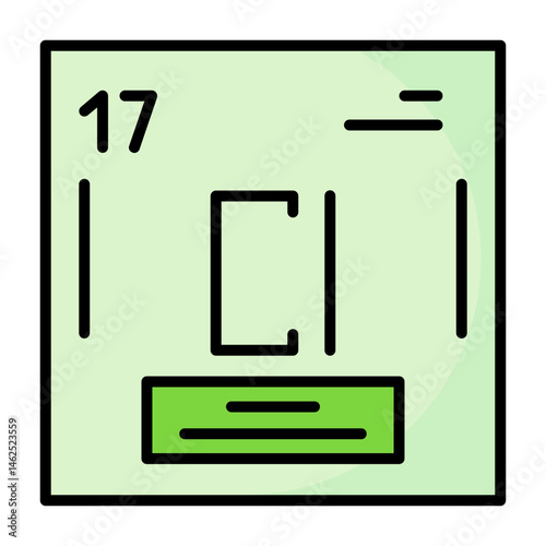 Chlorine Vector Icon