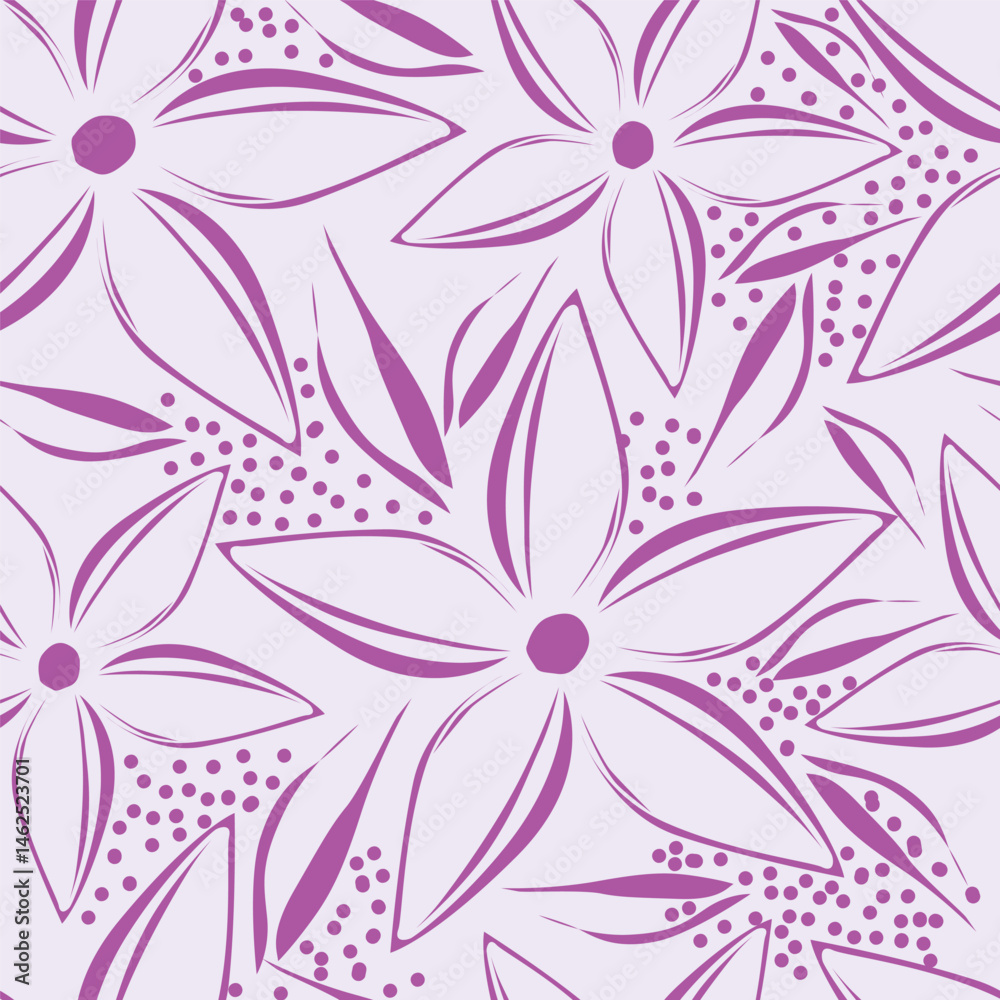 Obraz premium seamless floral pattern