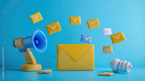 Email marketing campaign concept