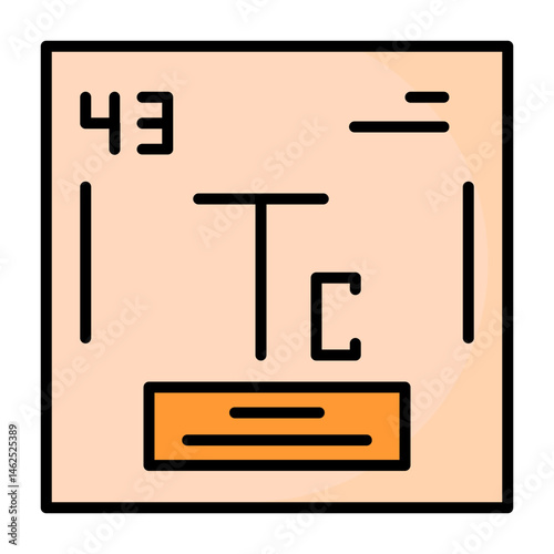 Technetium Vector Icon