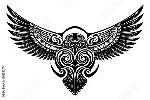 Tribal Eagle Tattoo Design A Majestic Ink Masterpiece