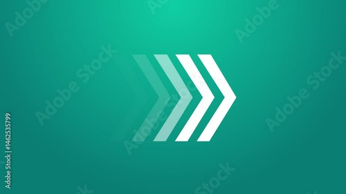 Right arrow icon animated video