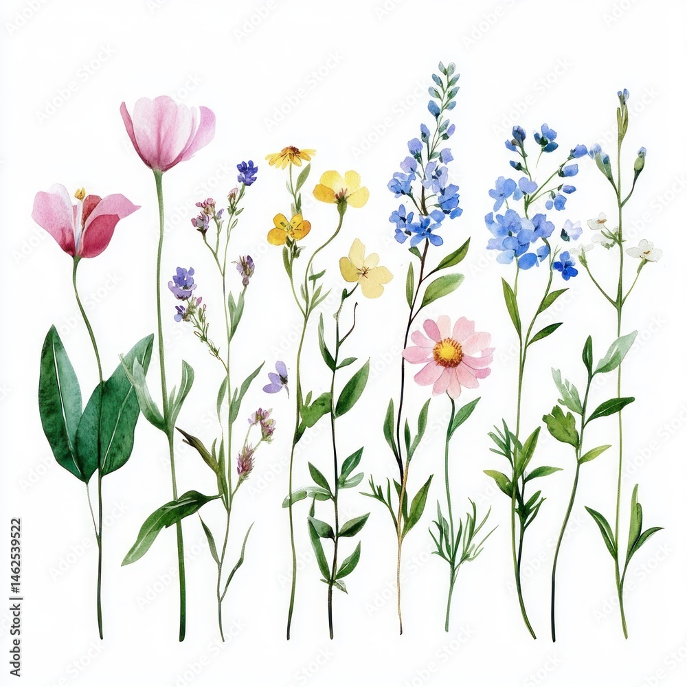 custom made wallpaper toronto digitalColorful floral arrangement of various wildflowers