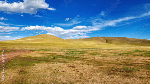 The endless landscape of Mongolia	