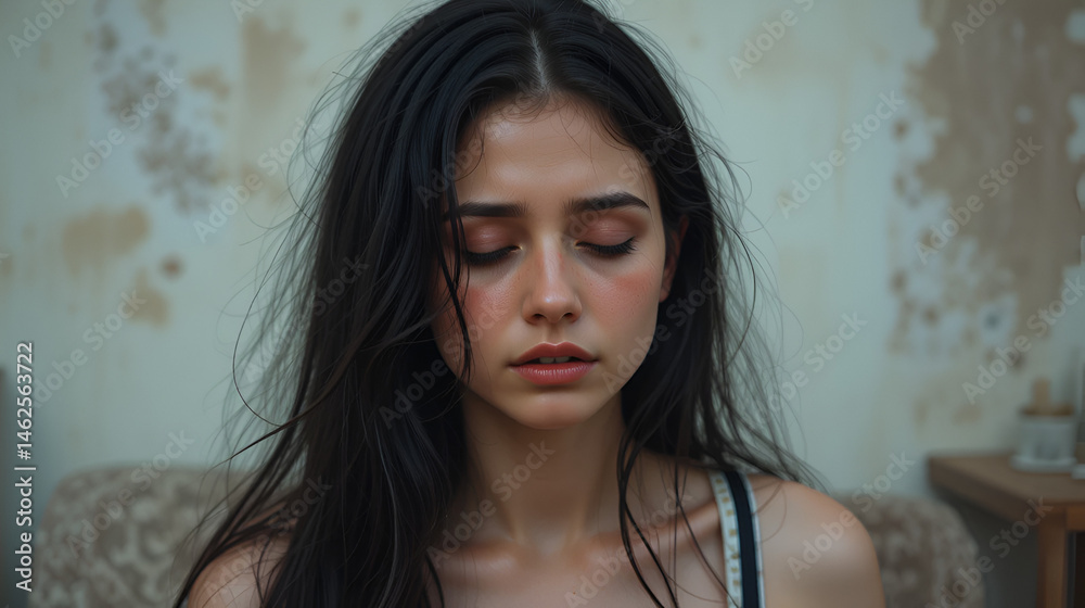 Fototapeta premium crying woman