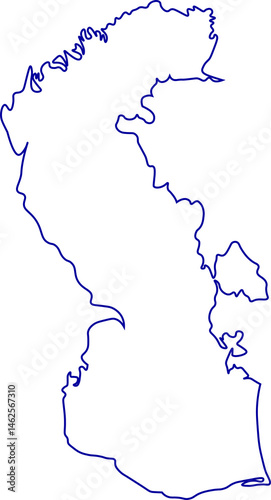 illustration png model of Caspain sea, usefull at education and other category
