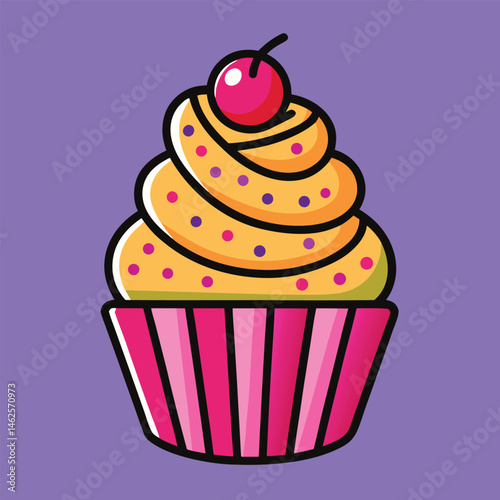 cup cake vector